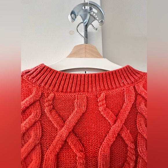 Oversized Eunice Brick Red Sweater - Picture 6 of 16